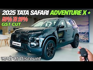2025 🔥 Tata Safari Adventure X Plus Full Detailed Review ✅ New GST 2.0 Price & Features ❤️ Safari