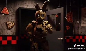 Spring trap falls for the trap, voice lines from sponge bob square pants. Funny moments. | Five Nights At Freddy's Entertainment