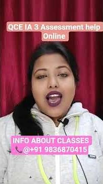 QCE IA3 Assessment Help Online | Smart Academic Guidance for High Scores #QCE #IA3 #Students