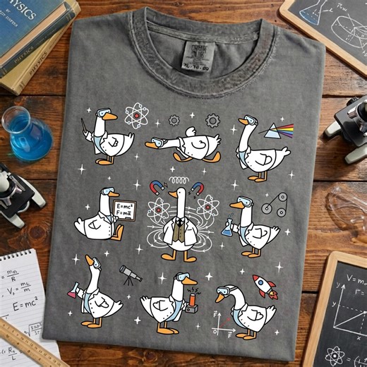 Silly Goose Physics Shirt – Funny STEM Teacher Tee - Etsy