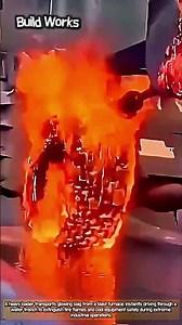 Tires on Fire! Extreme Molten Slag Transport Process #worker #process #extremework