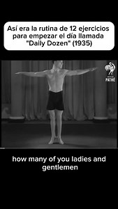 Esta rutina fue creada por Herbert Naylor, entrenador de la YMCA (Young Men's Christian Association) en 1935, y en ella propuso 12 ejercicios para empezar el día 💪🏻 A principios del siglo XX, la mayoría de los Estados fomentaron la actividad física, desde la escuela a todo tipo de organizaciones, para asegurarse una población trabajadora en forma (tanto hombres como mujeres) y más óptima para la gu€rra. Este "Daily Dozen" me resulta muy actual: es una mezcla de ejercicios de movilidad, activac