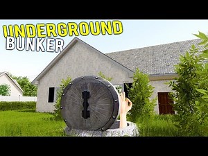 RENOVATING UNCLE'S MASSIVE UNDERGROUND BUNKER! Doomsday Prepping - House Flipper Gameplay