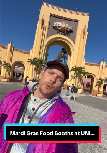 Universal Studios Florida Mardi Gras Booths are Up just waiting on Full Menus to drop which should be this week. I absolutely love Mardi Gras at Universal. The food and parade are so amazing and make me feel closer to HHN season with the tribute store. #universal #universalstudios #universalorlando #mardigras #uoap