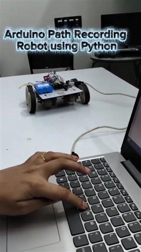 Python Path Recording Robot | Arduino Smart Robot