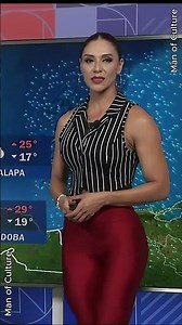Mexico's Best Weather with Pamela #weatherforecast #weathergirl #weatherreport #beauty