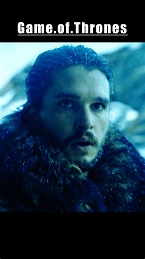 Against all odds, Daenerys rescues Jon Snow deep in the North. #GameofThrones