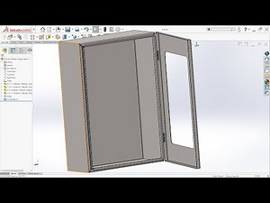 Design Electric Panel in Solidworks - Solidworks sheet metal Tutorial Assembly in Solidworks