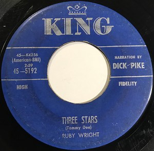 Ruby Wright - Three Stars / I Only Have One Lifetime