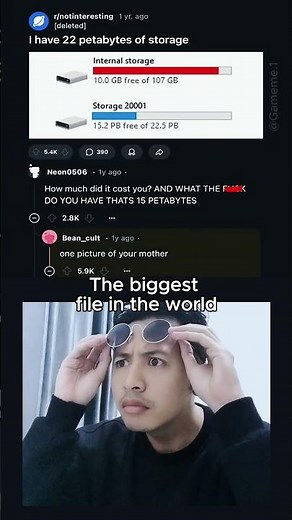 The biggest file in the world 🤣