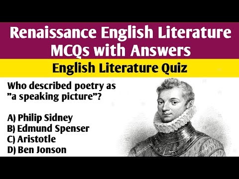 50 English Literature MCQs | Renaissance Period | Competitive Exam Preparation | CSS PGTRB JKPSC AQA