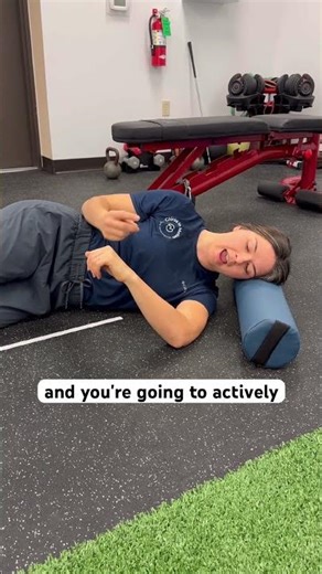 Contraction - Relax Sleeper Stretch. PNF for Limited Internal Shoulder Rotation