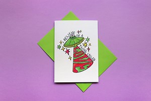 Funny Alien UFO Love Card | Valentine Card, Anniversary, Engagement Note - Etsy UK