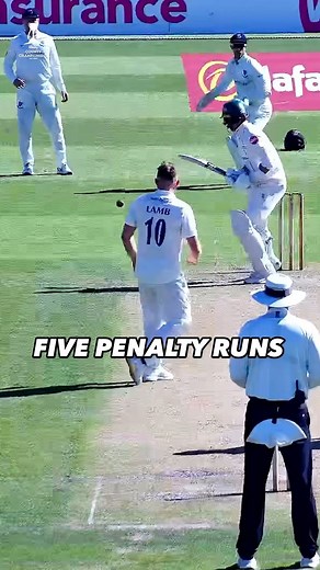 Sussex were penalised five runs here | Rothesay County Championship