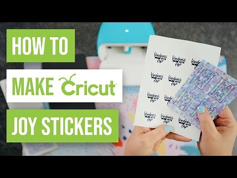 🤩 How To Make Cricut Joy Stickers