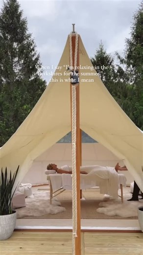 24 reactions · 8 comments | New to our Lenox resort, our luxury tents are now open for the season. Step inside and discover exclusive summer spa and wellness experiences designed to cool, calm, and completely rejuvenate. These limited-time services are only here for the season—don’t miss your moment to unwind this summer at Canyon Ranch Lenox. #canyonranch #newenglandsummer #newengland #spaweekend #summerplans #summerinthecity | Canyon Ranch | Facebook