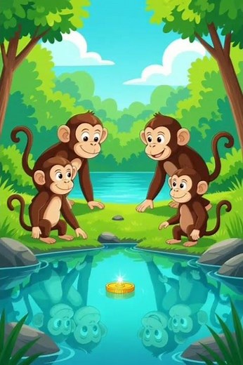 The Three Monkeys | Moral Story for Kids | Honesty and Truth Always Win