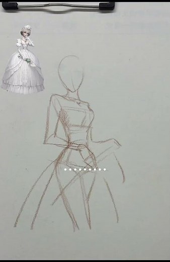 Easy Red Lady Fanart Tutorial | 红夫人同人绘画教程 #Shorts