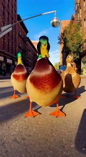 Unbelievable. Dancing ducklings.#kindness #dugs