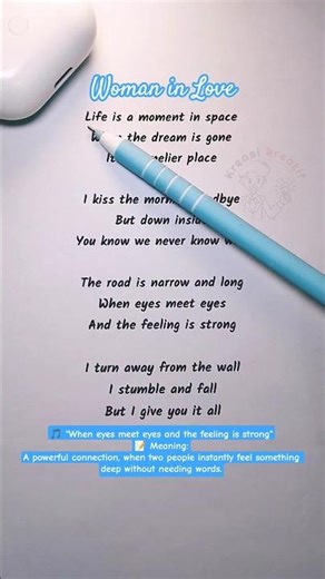 Sing Along & Learn English 🎤 | Woman in Love (Karaoke)