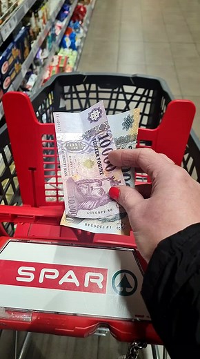 Shopping at SPAR: A Handful of Groceries