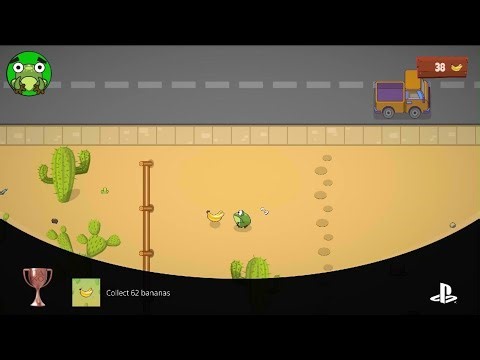 Frogo 3 ~ Collect 62 bananas Trophy