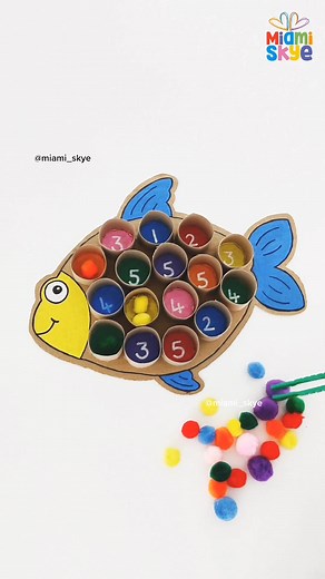 Number Fish Math Activities for Preschoolers