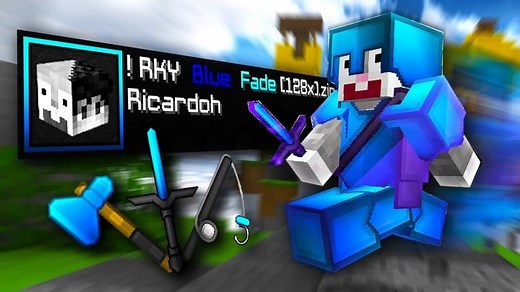 RKY Blue Fade Texture Pack Para Minecraft 1.8.9 - ZonaCraft