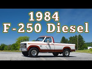 1984 Ford F 250 Explorer IDI Diesel 4MT: Regular Car Reviews