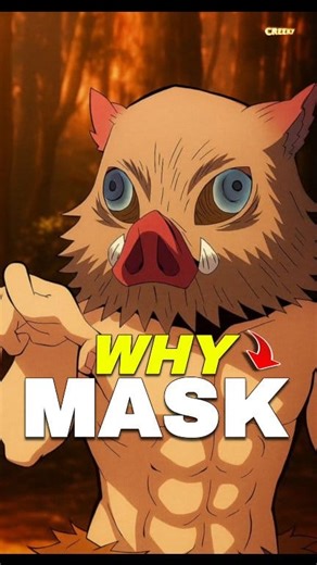 Why Inosuke Wear a Boar Mask? #demonslayer #demonslayerkimetsunoyaiba #inosuke #anime #animereels | Creeky