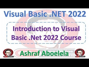 Visual Basic Net 2022 1 Introduction to Visual Basic Net 2022 Course