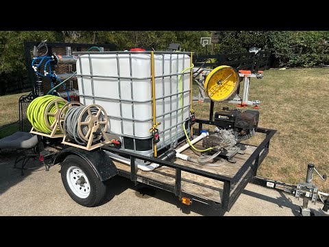 5x8 Pressure Washing Trailer Build - Midseason Updates! Crazy difference!