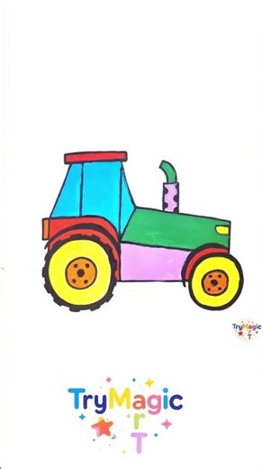 Tractor Drawing, Painting, Coloring