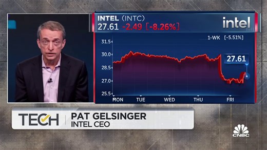 Watch CNBC's full interview with Intel CEO Pat Gelsinger