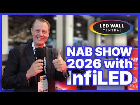 INFiLED’s Ryan Wilhelm Deep Black and Wall Touch LED Products at NAB 2026