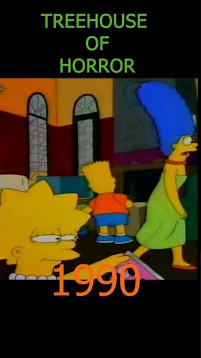 The Simpsons Treehouse of Horror October 1990. #thesimpsons #treehouseofhorror
