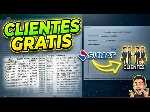 Consigue clientes con datos de SUNAT | Automatización con Python