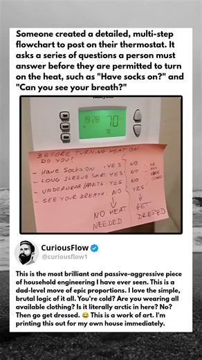 The Official Thermostat Flowchart