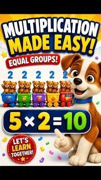 Learn Multiplication with Equal Groups | 2nd & 3rd Grade Math