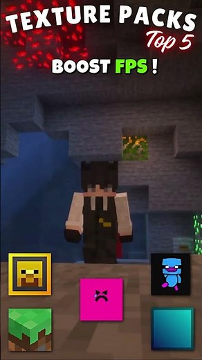 🚀 INSTANT FPS BOOST in Minecraft! (BEST Texture Pack 2025) #minecraft