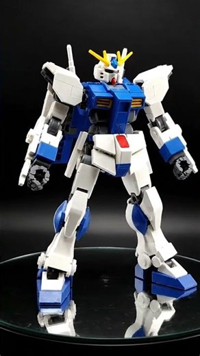 Building a Stunning White & Blue Gundam Mech 🤖💙 | LEGO MOC Tutorial