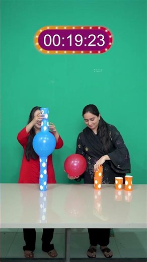 Can You Balance This? 🎈 Cups & Balloons Challenge!