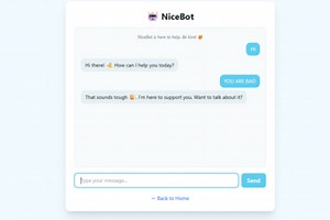 NiceBot – AI-Powered Kindness Chatbot