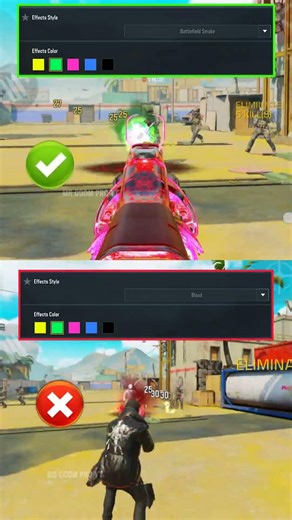 ✅ Best Hit Effects settings in CODM BR 🔥💯 Codmobile Tips and Tricks #shorts #codmbr #codmiphone