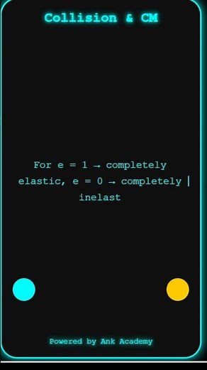 🔥 "Collision Made Easy 🔥 | Elastic vs Inelastic | Physics Tricks for NEET/JEE"