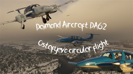 Daimond Aircraft DA62 ostafyevo flight guide for cockpit preparation and flight