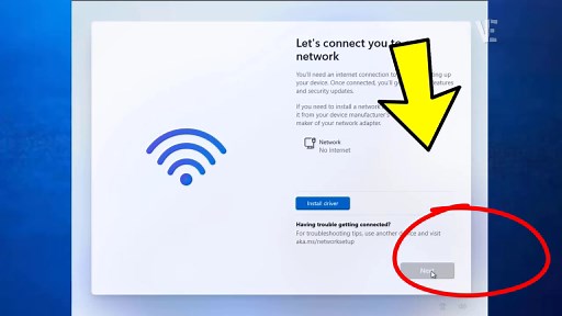 let's connect you to a network windows 11 skip - Solved