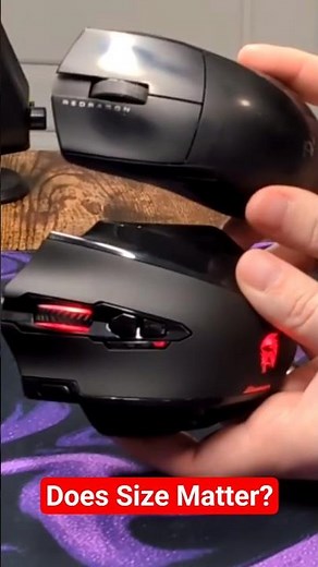 Does Size Matter? #gaming #redragon #mouse