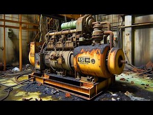 💡Genius girl repaired 150kg generator burned out a lot of parts can't be used took 3 days to rep