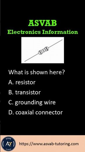 ⚡ ASVAB Electronic Information Question Review 🔥 #asvab #asvabtutoring #asvabelectronic